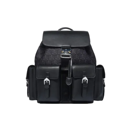 LI NING 1990 Ткань Синтетическая кожа Рюкзак Стандартный Унисекс Черный