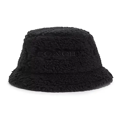 COACH Cotton Bucket Hats Женские Черный