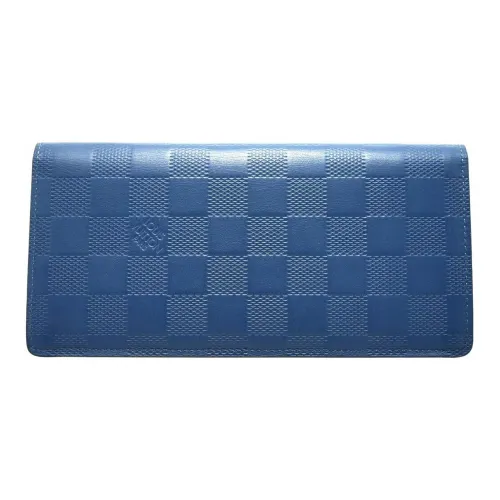 LOUIS VUITTON Кожа Кошелек Мужской Neptune Синий Цвет