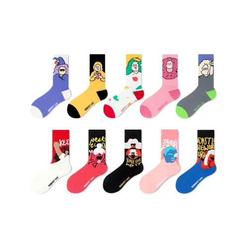 PL 10 пар унисекс носки MID до икры