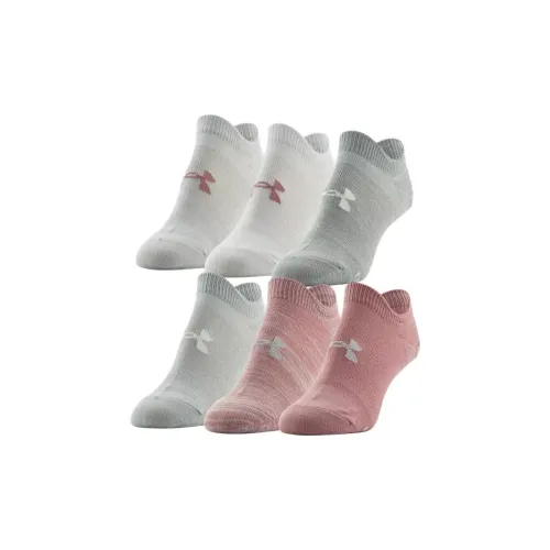 Under Armour 6 пар Светло-серый + Белый + Серый + Серый + Темно-красный + Темно-красный Женские носки