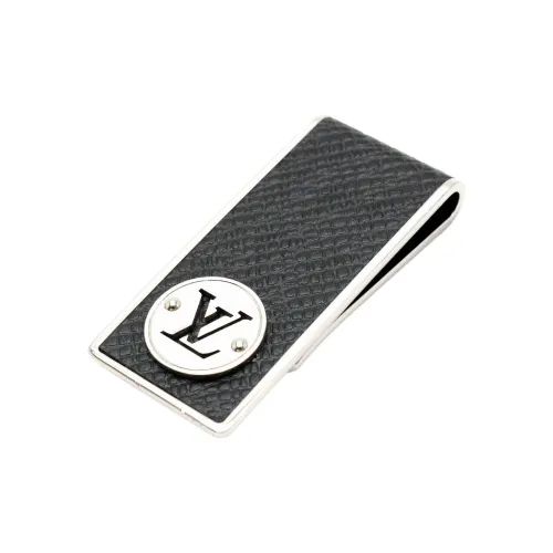 LOUIS VUITTON Лесной Конифер Кожа Сумка Аксессуар Унисекс Черный Серебряный