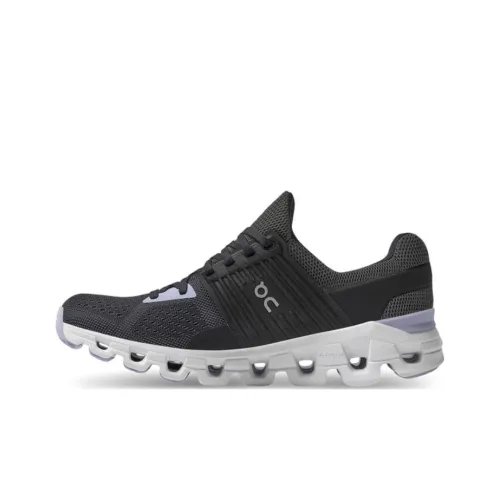 On Cloudswift Амортизация Износостойкие Низкие Кроссовки для Бега Женские Черные