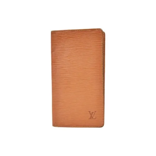 LOUIS VUITTON Кошелек из кожи EPI женский красный