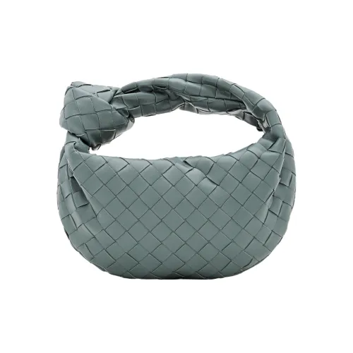 Bottega Veneta Jodie Lambskin Bag Mini Women's Gray Bottega Veneta Jodie Сумка из овечьей кожи Mini Женская Серый