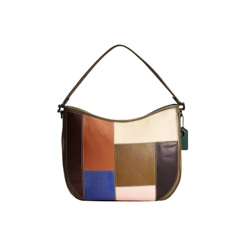 COACH Tabby Кожа Сумка-хобо Сумка Сумка через плечо Большая Женская Оловянно-зеленый Армейский зеленый