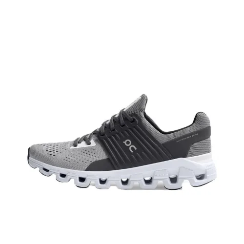 On Cloudswift Амортизация Низкий Топ Беговые Кроссовки Мужские Синие Серые