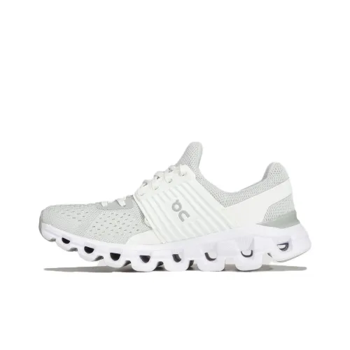 On Cloudswift Амортизация Износостойкие Низкие Кроссовки для Бега Женские Белые