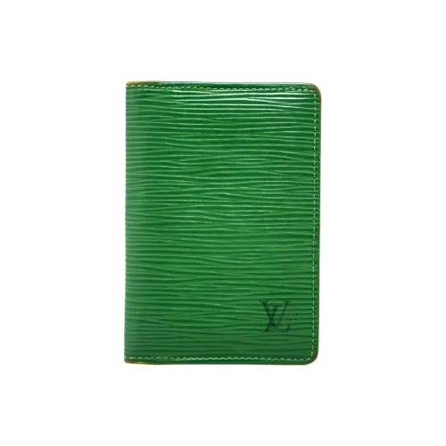 LOUIS VUITTON EPI Кожа Кошелек Стандартный Женский Borneo Зеленый