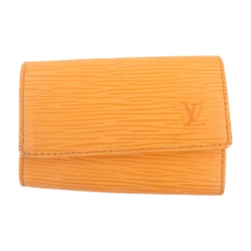 LOUIS VUITTON EPI Кожа Key Pouch Женская Оранжевая