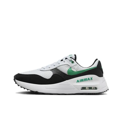 Nike Air Max SYSTM Амортизация Износостойкий Низкий Топ Casual Мужской Черный Белый