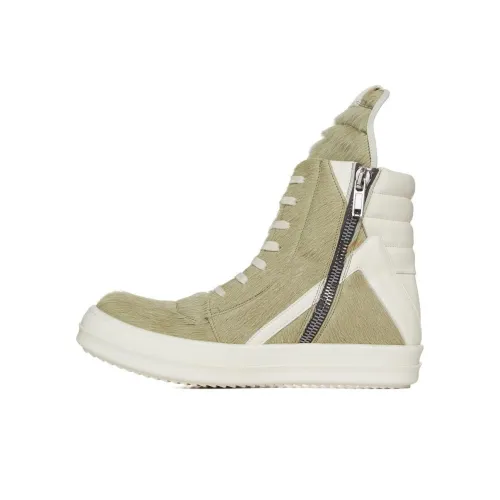 RICK OWENS совместный бренд RO Высокие кроссовки для скейтбординга Мужские Dirty Yogurt Цвет