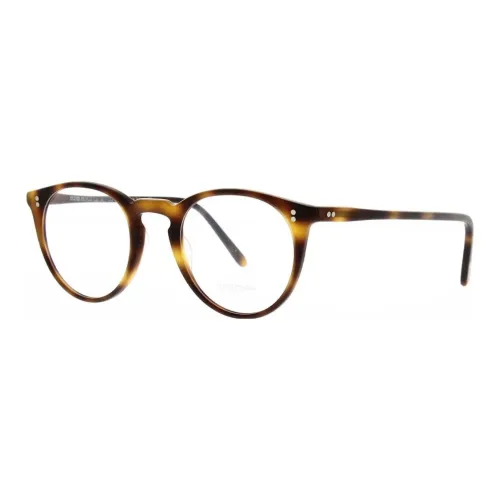 Oliver Peoples Ацетат Круглые Оправы для Очков Унисекс Черепаховый