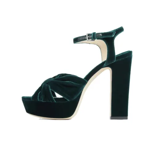 Jimmy Choo One Sandals с ремешком 12 см женские зеленые