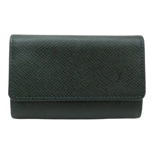 LOUIS VUITTON Key Pouch из коровьей кожи стандартный унисекс темно-зеленый