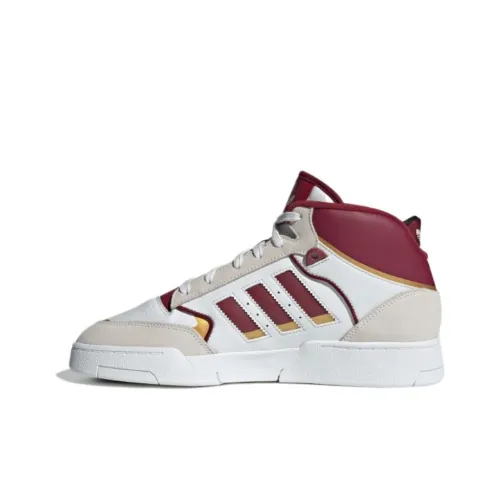 Adidas Originals Drop Step XL MID Топ Скейтборд Кроссовки Унисекс Белый Красный
