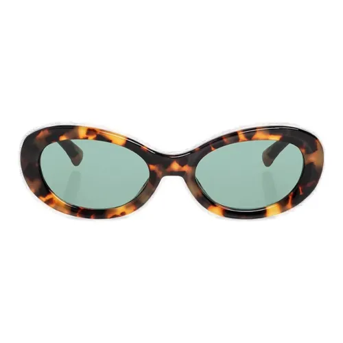 Linda Farrow Ацетат Кошачий глаз Солнцезащитные очки Женские Коричневый