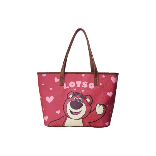 Disney Strawberry Bear Series PVC Тоут Сумка Сумка для покупок Сумка Сумка через плечо Большая Женская Розовая Фиолетовая