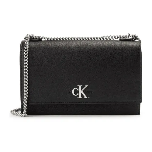 CALVIN KLEIN Сумка через плечо из смешанного материала женская космический черный