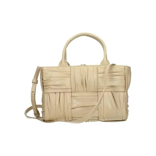 Bottega Veneta Arco Коровья кожа Тоут Сумка Сумка для покупок Сумка через плечо Сумка Мини Женская Светлый Умбра