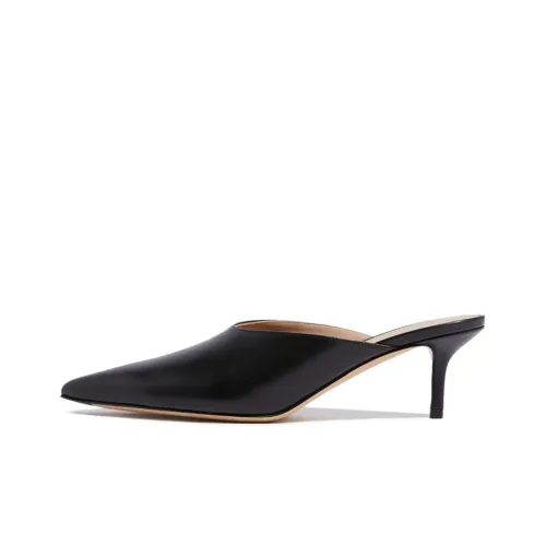 SCAROSSO Домашние тапочки 6 см Женские Черный