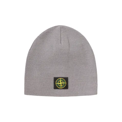 Supreme x STONE ISLAND Смесовая шерсть Шапки-бини Унисекс Серый