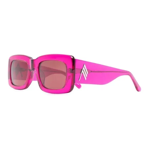 Linda Farrow Ацетат Нерегулярная форма Солнцезащитные очки Женские Фуксия