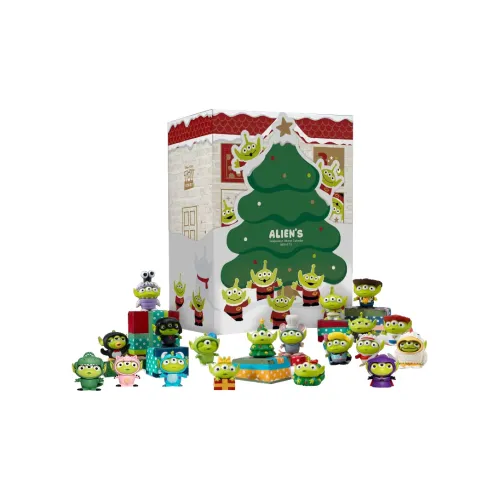 Disney Toy Story Alien THREE Eyed Monster Обратный отсчет календаря Слепые коробки Один Mystery Коробка Целая коробка 20 шт