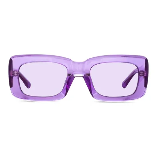 Linda Farrow Ацетат Нерегулярная форма Солнцезащитные очки Женские Фиолетовый