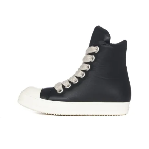 RICK OWENS совместный бренд RO Высокие кроссовки для скейтбординга Мужские Черные