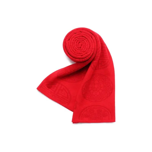 PIERRE CARDIN Вязаные шарфы Женские Красный