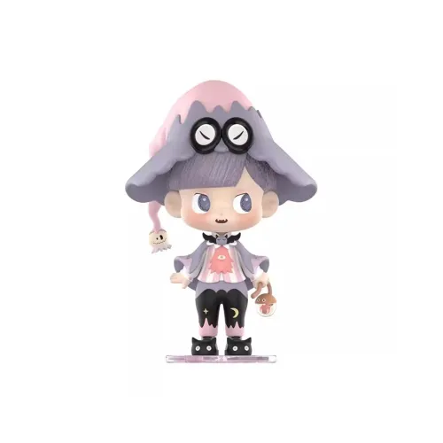 POP MART Коллаборация Edition LiLiOS Хэллоуин Вечеринка Призрачная Ночь Прозрачный Слепой Бокс на Карточке 10 см