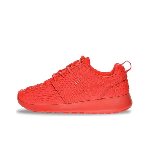 Nike Roshe Run Low Топ Повседневные Беговые Кроссовки Женские Красные