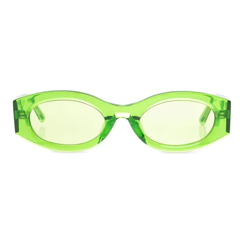 Linda Farrow Ацетат Нерегулярная форма Солнцезащитные очки Женские Зеленый