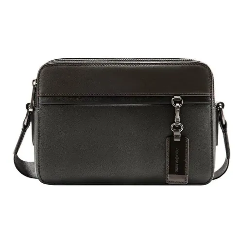 SAMSONITE Сумка через плечо из коровьей кожи Мужская Черная