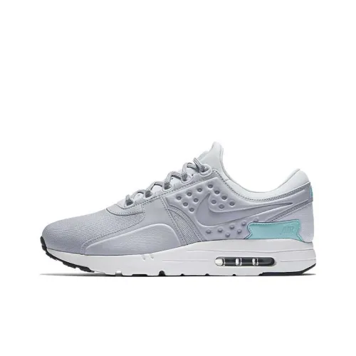 Nike Air Max ZERO Амортизация Износостойкий Низкий Топ Беговые кроссовки Унисекс Серый