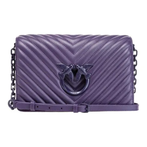 PINKO Кожа Сумка Сумка через плечо Стандартная Женская Фиолетовая