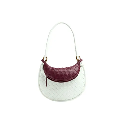 Bottega Veneta Soft Sheepskin Bag Shoulder Bag Women's Glacier Blue Barolo Burgundy Bottega Veneta Мягкая овчина Сумка Сумка через плечо Женская Ледниково-синий Бароло Бургунди