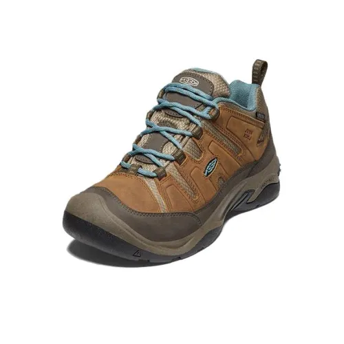 KEEN Circadia Slip-Resistant Низкий Топ Уличная Обувь Женская Синяя Коричневая