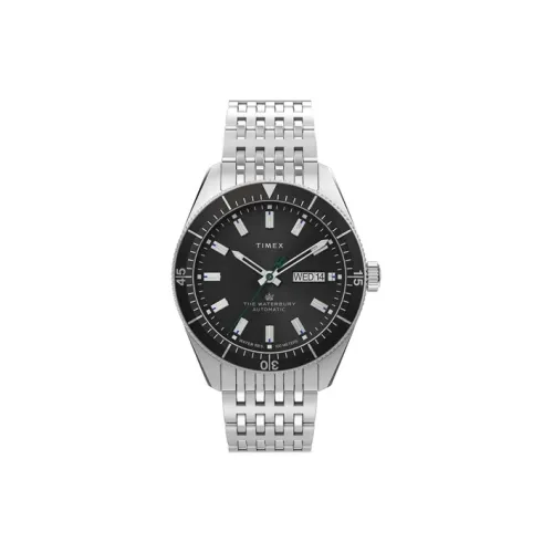 TIMEX Автоматический Механический Механизм Мужские Часы 40мм*13мм Черный