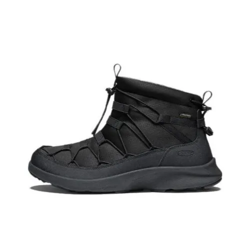 KEEN UNEEK SNK CHUKKA WP Устойчивые к истиранию амортизаторы Короткий Сноубутсы Мужской Черный