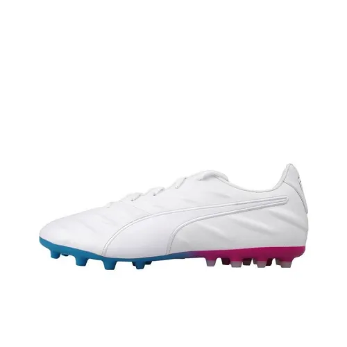 PUMA King Pro MG MULTI Ground Футбольные бутсы Мужские Белые