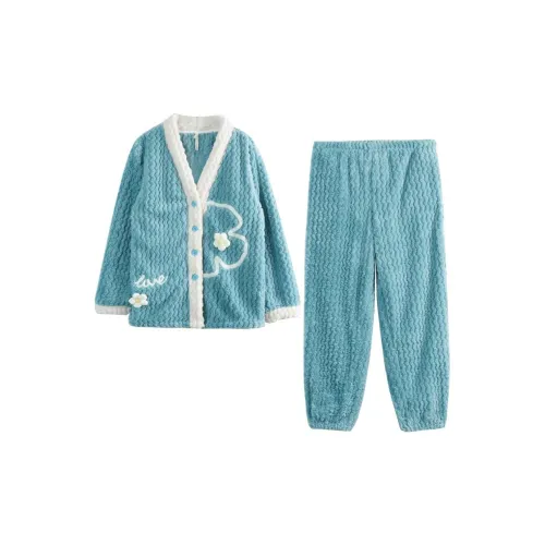 Dorame Изумрудно-зеленый Женские Пижамные Комплекты