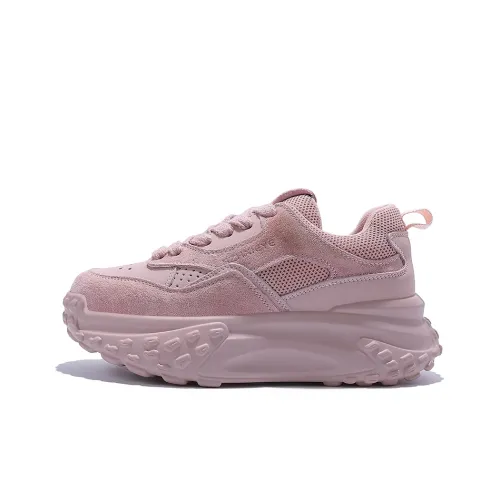 Junjali Низкий Топ Кроссовки с Толстой Подошвой Женские