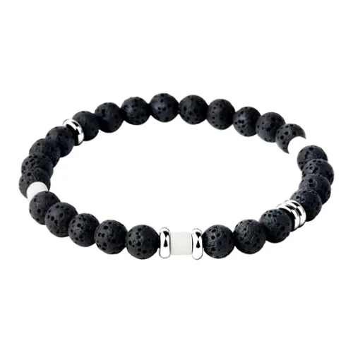 SUSOOK Браслеты из вулканического камня Унисекс Черный