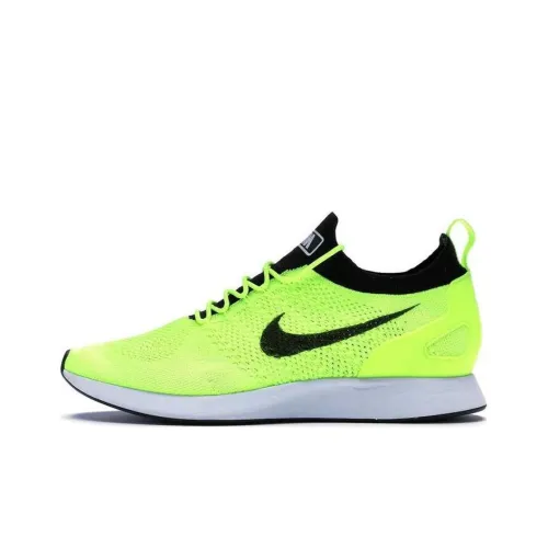 Nike Air Zoom Mariah Flyknit Амортизация Износостойкий Низкий Топ Повседневные Беговые Кроссовки Мужские Неоновый Зеленый