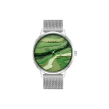 Зеленая сетчатая сумка, стиль [мокко, коробка]