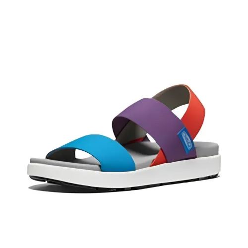 KEEN Elle Backstrap Пляжные сандалии Женские Glamor Фиолетовый Красный Глина Fjord Синий