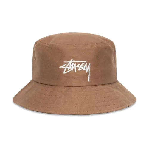 Stussy Bucket Hats Unisex Коричневый