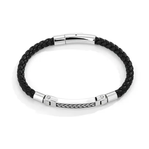 ENFANTIN Титановый стальной браслет унисекс черный